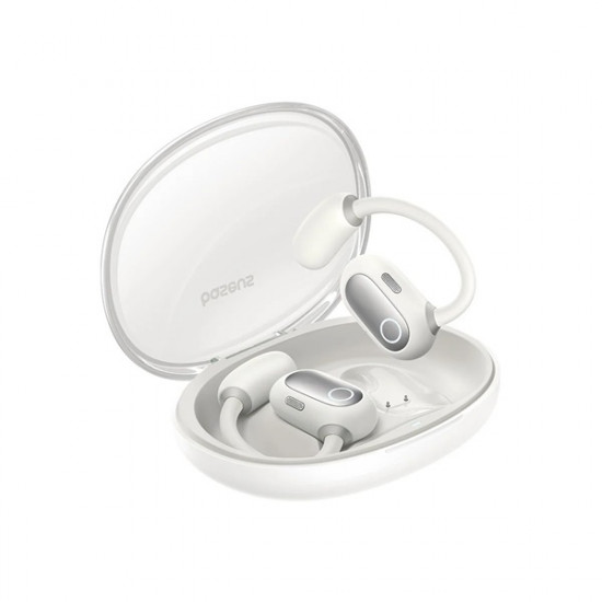 Baseus Eli Sport 1 Open-Ear True Wireless fehér fülhallgató (A00064400221-00) Baseus Eli Sport 1 Open-Ear True Wireless fehér fülhallgató (A00064400221-00)