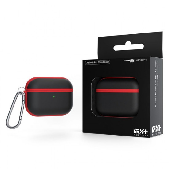 Next One Shield AirPods Pro tok piros-szürke (APPRO-TPU-RED) Next One Shield AirPods Pro tok piros-szürke (APPRO-TPU-RED)