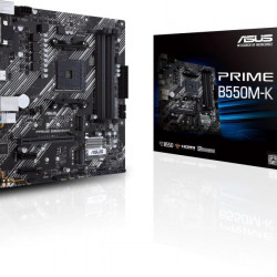 ASUS PRIME B550M-K ARGB AMD B550, mATX Alaplap AM4