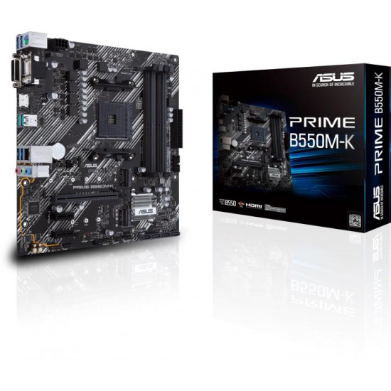 ASUS PRIME B550M-K ARGB AMD B550, mATX Alaplap AM4 ASUS PRIME B550M-K ARGB AMD B550, mATX Alaplap AM4