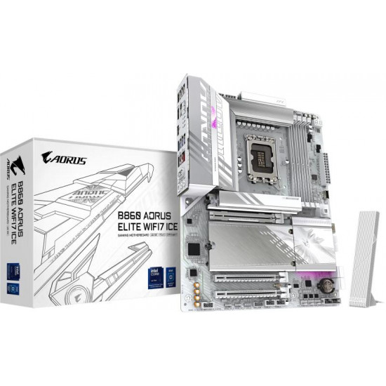 Gigabyte B860 AORUS ELITE WIFI7 ICE alaplap Gigabyte B860 AORUS ELITE WIFI7 ICE alaplap