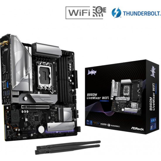 ASRock B860M Live Mixer WIFI alaplap ASRock B860M Live Mixer WIFI alaplap