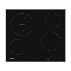Whirlpool AKT 8601 IX fekete, beépíthető, elektromos üvegkerámia, főzőzóna: 4, beépíthető méret: 56cm, főzőlap