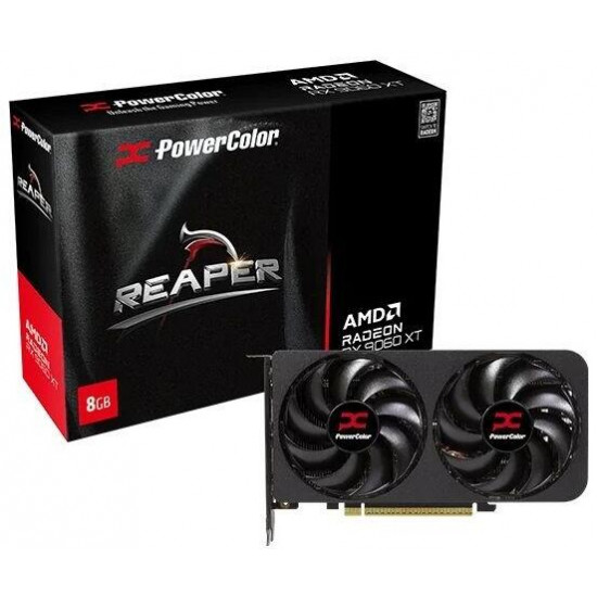 PowerColor RX 9060 XT 8GD6 Reaper videokártya PowerColor RX 9060 XT 8GD6 Reaper videokártya