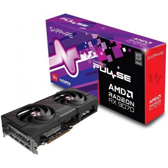 Sapphire RX 9070 16GD6 Pulse videokártya Sapphire RX 9070 16GD6 Pulse videokártya