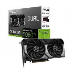 Asus RTX 5060 Ti  DUAL OC 8GB GDDR7 videokártya (DUAL-RTX5060TI-O8G)