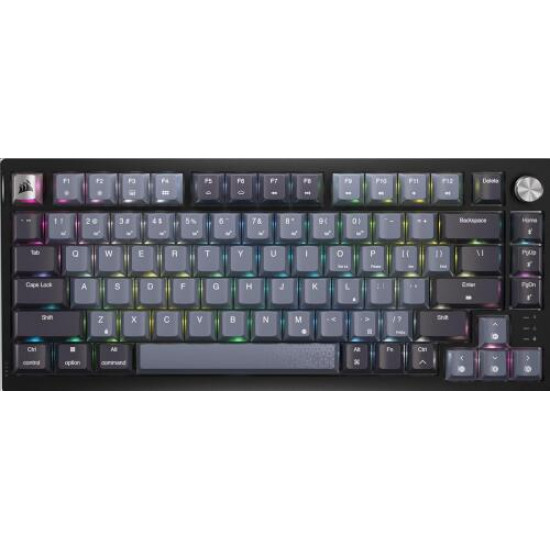 CORSAIR Vezeték Nélküli Billentyűzet Gaming, K65 PLUS 75%, Mechanikus, MLX Red switch, US, fekete CORSAIR Vezeték Nélküli Billentyűzet Gaming, K65 PLUS 75%, Mechanikus, MLX Red switch, US, fekete