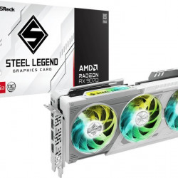 Asrock RX 9070 16GD6 Steel Legend OC videokártya