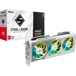 Asrock RX 9070 16GD6 Steel Legend OC videokártya
