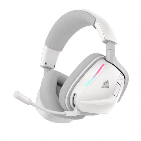CORSAIR Vezeték Nélküli Headset, VOID v2 Wireless Gaming Headset, Dolby Atmos, fehér (CA-9011380-WW)