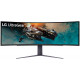 LG Ívelt Gaming 240Hz VA monitor 49