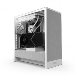 NZXT H5 Flow (2024) fehér (táp nélküli) ablakos mATX ház