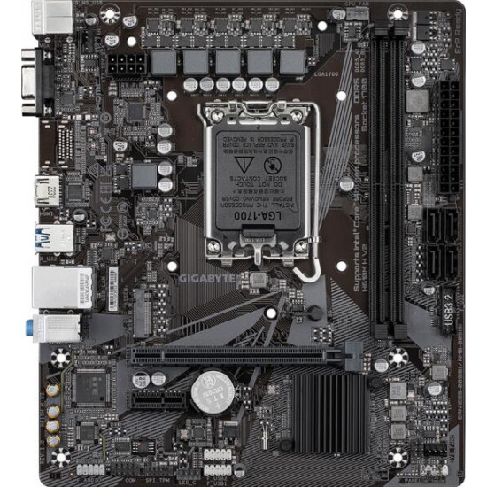 GIGABYTE H610M H V2 INTEL H610, mATX Alaplap S1700