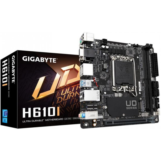 GIGABYTE H610I INTEL H610, mini-ITX Alaplap S1700