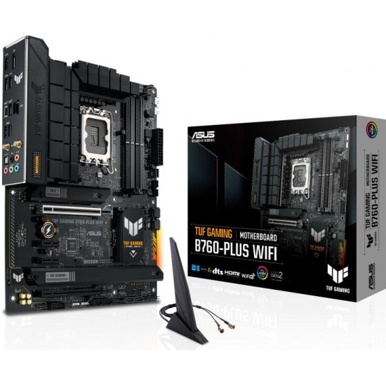 ASUS TUF GAMING B760-PLUS WIFI INTEL B760, ATX Alaplap S1700