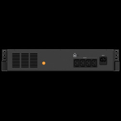 NJOY Szünetmentes Code 600, 600VA, 360W, Line-Interactive, rack (2U), LCD display