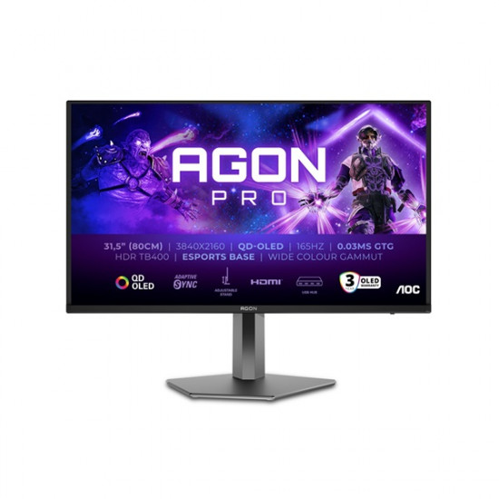 AOC Gaming 165Hz OLED monitor 31,5 AOC Gaming 165Hz OLED monitor 31,5