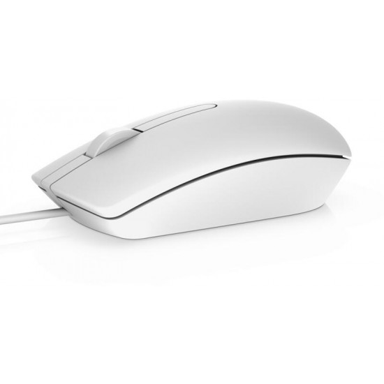 DELL Vezetékes egér, MS116 Optical Mouse - White (570-AAIP)