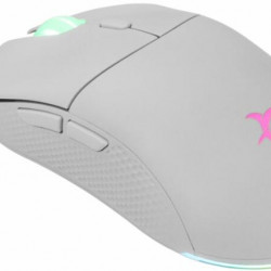 White Shark BAGDEMAGUS-W, GM-5010W gamer egér, 6D, fehér, 7200 dpi, RGB (WS GM-5010W)