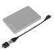 Verbatim 53663 Store `n` Go ALU Slim 2,5” 1TB USB 3.2 Gen 1 ezüst HDD Verbatim 53663 Store `n` Go ALU Slim 2,5” 1TB USB 3.2 Gen 1 ezüst HDD