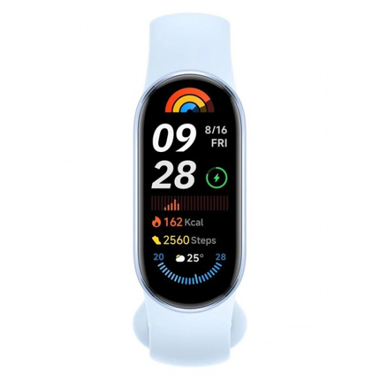 Xiaomi Smart Band 9 Arctic Blue kék aktivitásmérő Xiaomi Smart Band 9 Arctic Blue kék aktivitásmérő