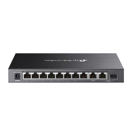 TP-LINK DS110GMP Switch 9x1000Mbps(8xPOE+) + 1xGigabit SFP Fémházas (Omada) TP-LINK DS110GMP Switch 9x1000Mbps(8xPOE+) + 1xGigabit SFP Fémházas (Omada)