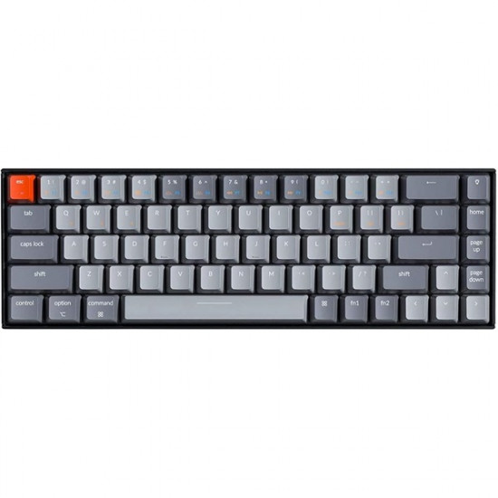 Keychron K6 RGB Bluetooth angol Gateron G Pro Red billentyűzet (Aluminum frame) (K6-Q1-UK)