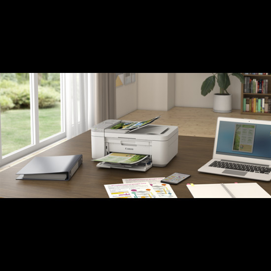 CANON Tintasugaras MFP 4in1 PIXMA TR4756i, A4, FF 8,8 k/p, SZ 4,4 k/p, 4800x1200dpi, duplex, USB/WiFi, ADF, White (5074C046)
