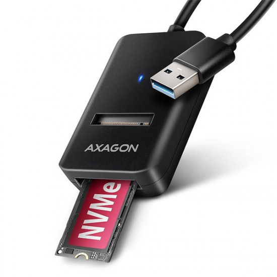 Axagon ADM2-AM USB-A 3.2 Gen2 - 1x NVMe/SATA SSD adapter (ADM2-AM)