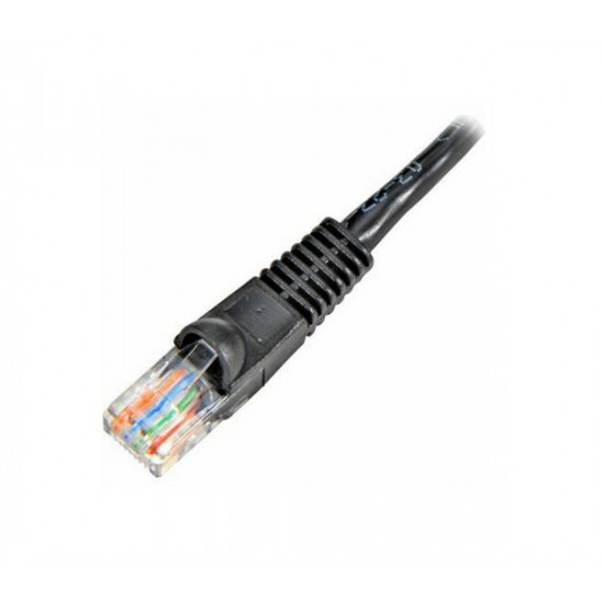 Wiretek UTP CAT5.E patch kábel 10m fekete (WL021BG-10 BL)