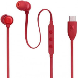 JBL T 310 C RED vezetékes USB C mikrofonos piros fülhallgató (JBLT310CRED)