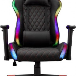 White Shark THUNDERBOLT RGB gamer szék fekete/piros varrás (WS THUNDERBOLT)