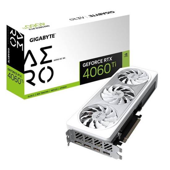 GIGABYTE RTX 4060 Ti 8GB PCI-Ex16x nVIDIA DDR6 OC Videokártya