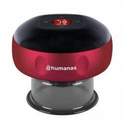 HUMANAS BB01 vákumterápiás masszázskészülék, fűtés funkció, 12 fokozat, gyulladáscsökkentő, fájdalomcsillapító, piros