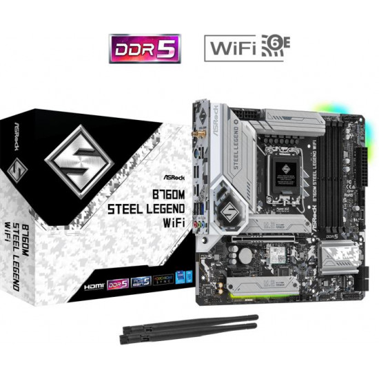 Asrock B760M Steel Legend WiFi alaplap