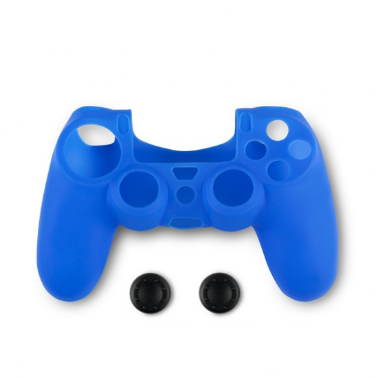 Spartan Gear 2808145 PS4 kontroller szilikon skin kék + hüvelykujj csúszásgátló Spartan Gear 2808145 PS4 kontroller szilikon skin kék + hüvelykujj csúszásgátló