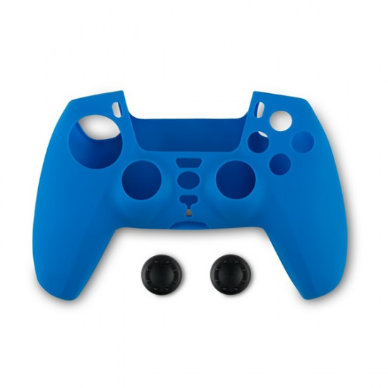 Spartan Gear 2808148 PS5 kontroller szilikon skin kék + hüvelykujj csúszásgátló Spartan Gear 2808148 PS5 kontroller szilikon skin kék + hüvelykujj csúszásgátló