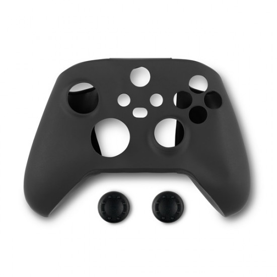 Spartan Gear 2808151 Xbox Series X|S kontroller szilikon skin fekete + hüvelykujj csúszásgátló Spartan Gear 2808151 Xbox Series X|S kontroller szilikon skin fekete + hüvelykujj csúszásgátló