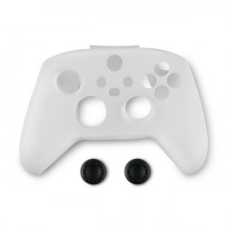 Spartan Gear 2808152 Xbox Series X|S kontroller szilikon skin fehér + hüvelykujj csúszásgátló