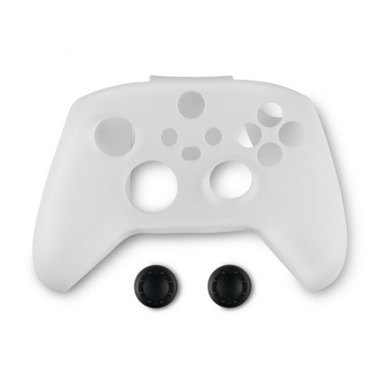 Spartan Gear 2808152 Xbox Series X|S kontroller szilikon skin fehér + hüvelykujj csúszásgátló Spartan Gear 2808152 Xbox Series X|S kontroller szilikon skin fehér + hüvelykujj csúszásgátló