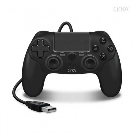 Cirka M07527-BK NuForce PS4/PC/Mac vezetékes fekete kontroller Cirka M07527-BK NuForce PS4/PC/Mac vezetékes fekete kontroller