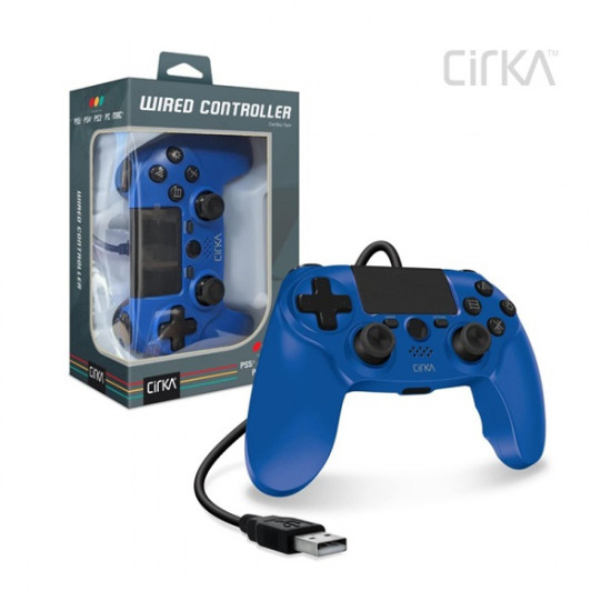 Cirka M07527-BU NuForce PS4/PC/Mac vezetékes kék kontroller Cirka M07527-BU NuForce PS4/PC/Mac vezetékes kék kontroller