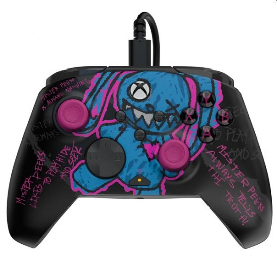 PDP 049-023-CDMP Rematch Glow Xbox One/Series X|S/PC vezetékes Call of Duty: Mister Peeks Glow in the Dark kontroller PDP 049-023-CDMP Rematch Glow Xbox One/Series X|S/PC vezetékes Call of Duty: Mister Peeks Glow in the Dark kontroller