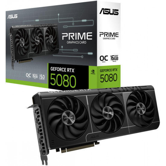 ASUS RTX 5080 16GB DDR7 OCPCI-Ex16x nVIDIA  Videokártya
