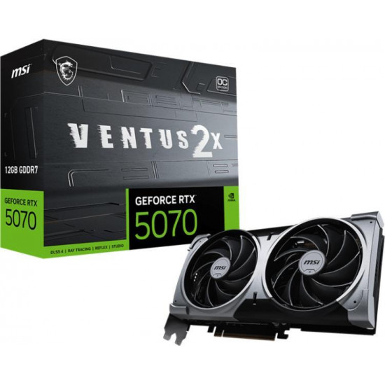 MSI RTX 5070 12GD7 VENTUS 2X OC 12G videokártya MSI RTX 5070 12GD7 VENTUS 2X OC 12G videokártya