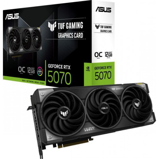 Asus RTX 5070 12GD7 TUF Gaming OC videokártya (TUF-RTX5070-O12G-GAMING)