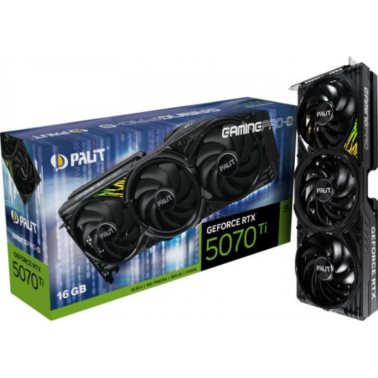 Palit RTX 5070 Ti GamingPro-S 16GB GDDR7 videokártya Palit RTX 5070 Ti GamingPro-S 16GB GDDR7 videokártya