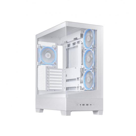 ASUS A31 Plus, Tápegység nélkül, Fehér, Üvegfalú Ház ASUS A31 Plus, Tápegység nélkül, Fehér, Üvegfalú Ház