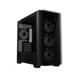 ASUS A23 Plus, Tápegység nélkül, Fekete, Üvegfalú Ház