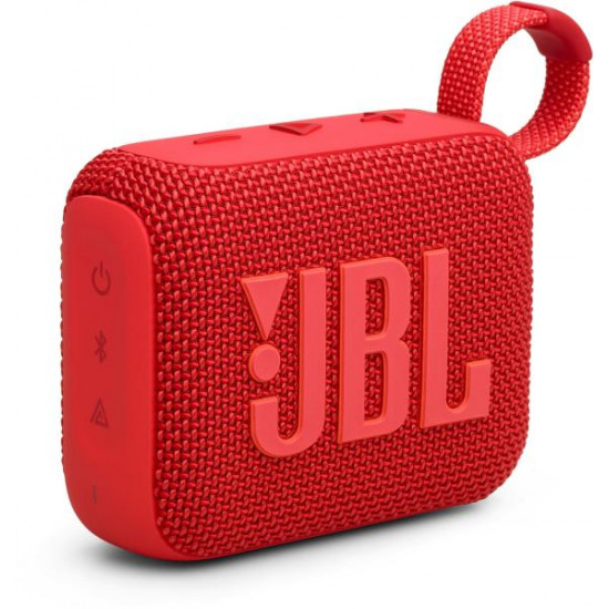 JBL Go 4 RED piros hordozható Bluetooth hangszóró (JBLGO4RED)